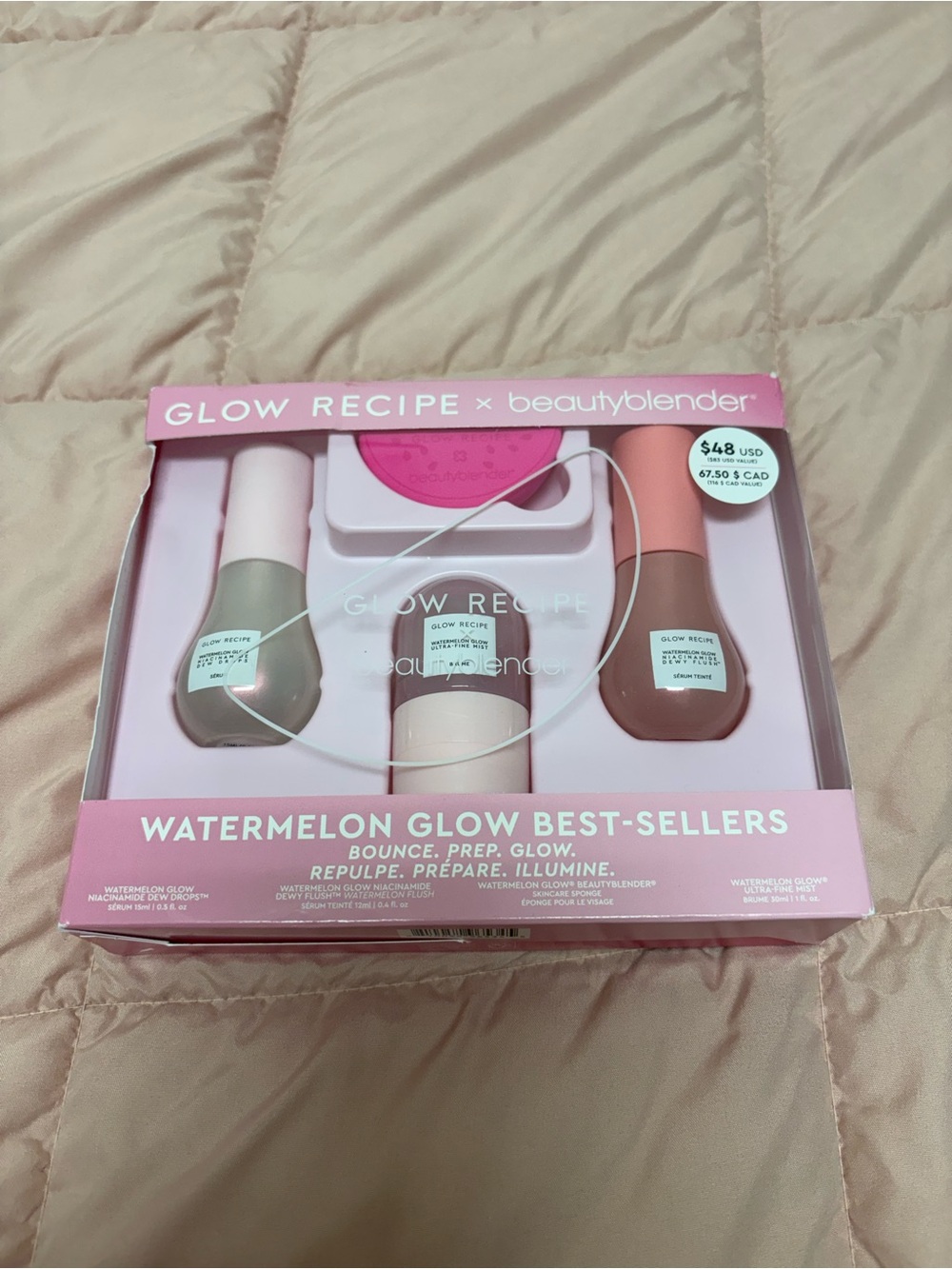 NWT GLOW RECIPE Watermelon Glow Best-Sellers Set